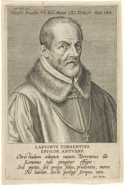 Portrét Laevina Torrentia od Cornelis Galle the Elder